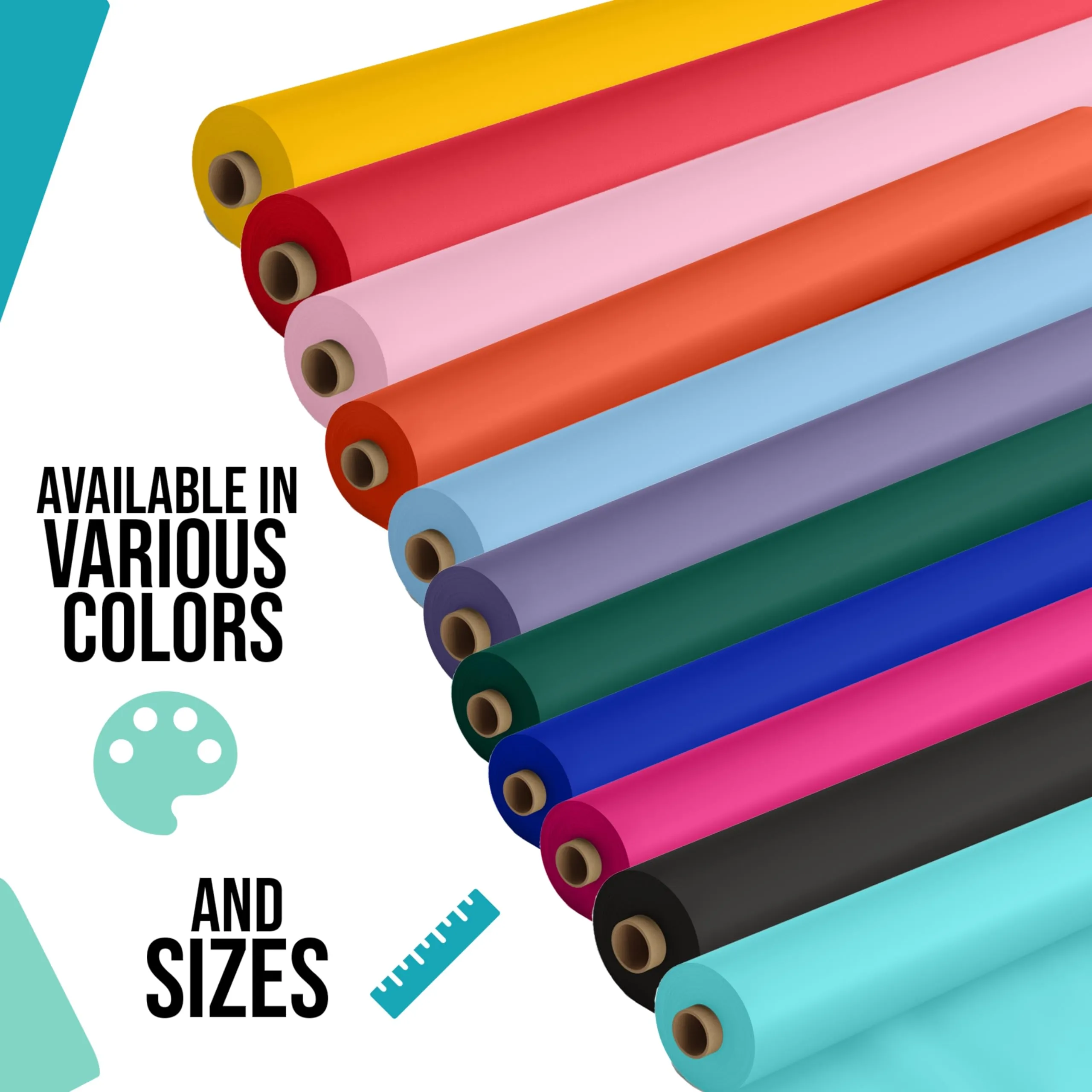 40 In. x 300 Ft. Premium Black Table Roll