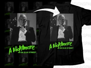 A Nightmare on Elm Street Horror Theme Png Digital Download