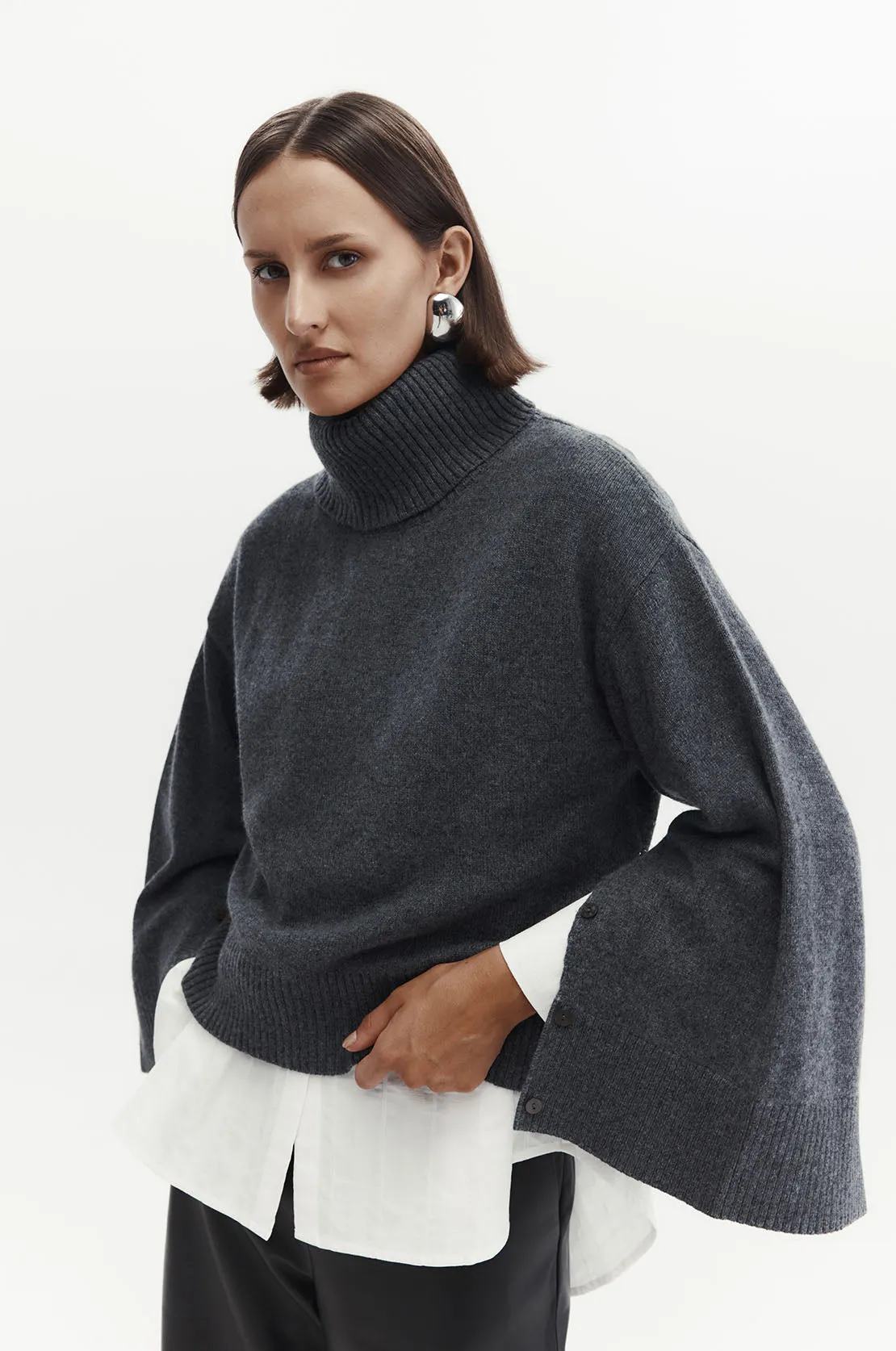 ambient sweater / storm grey