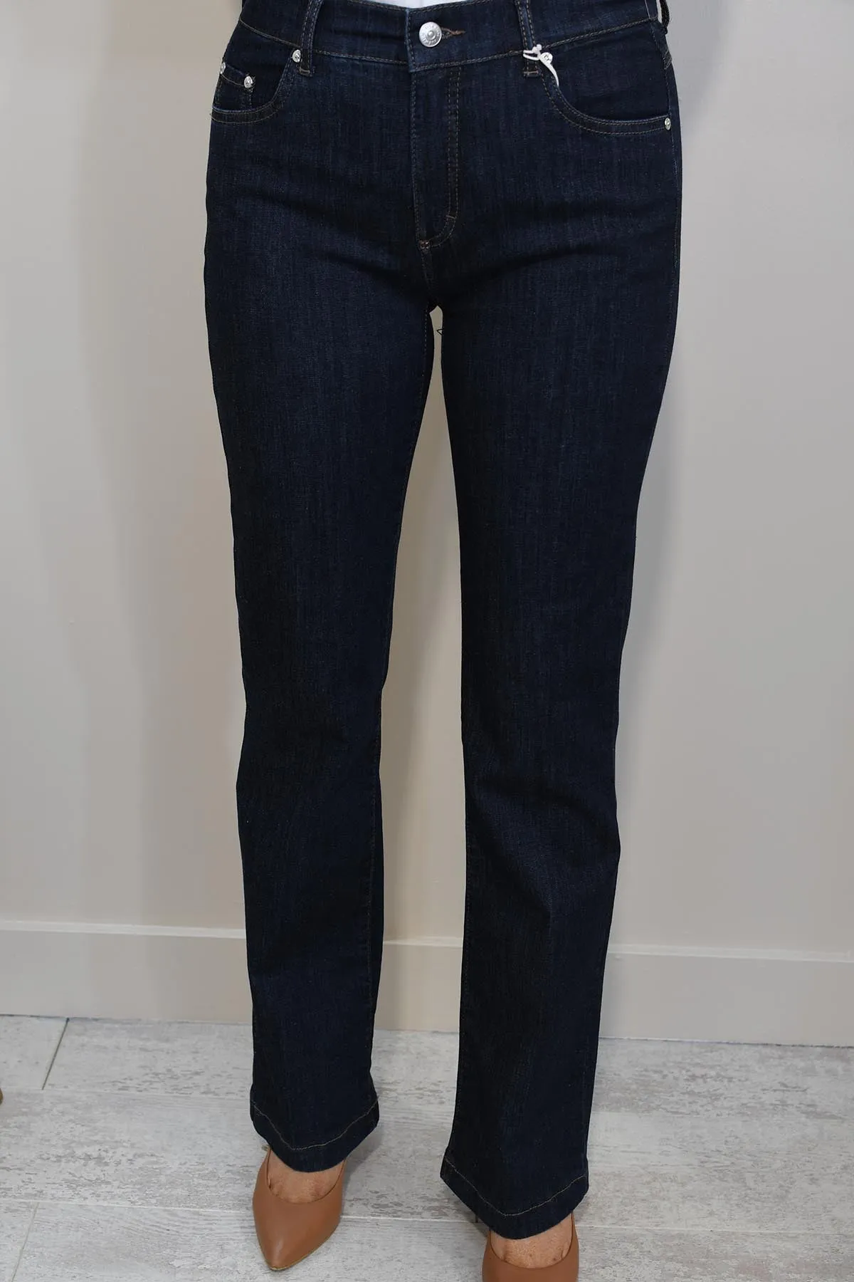 Anna Montana Night Blue Angelika Wide Leg Jeans -1297SNOS