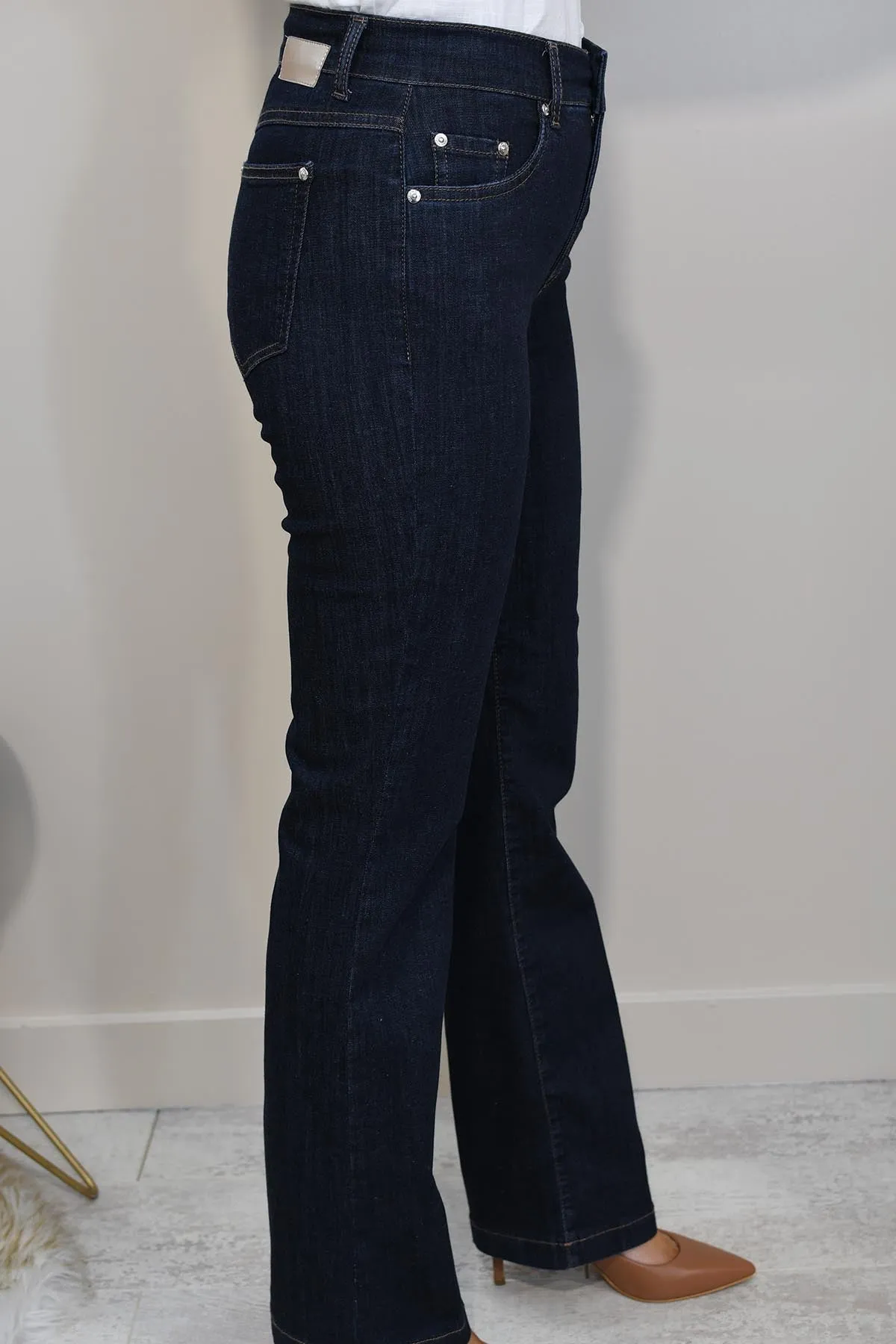 Anna Montana Night Blue Angelika Wide Leg Jeans -1297SNOS