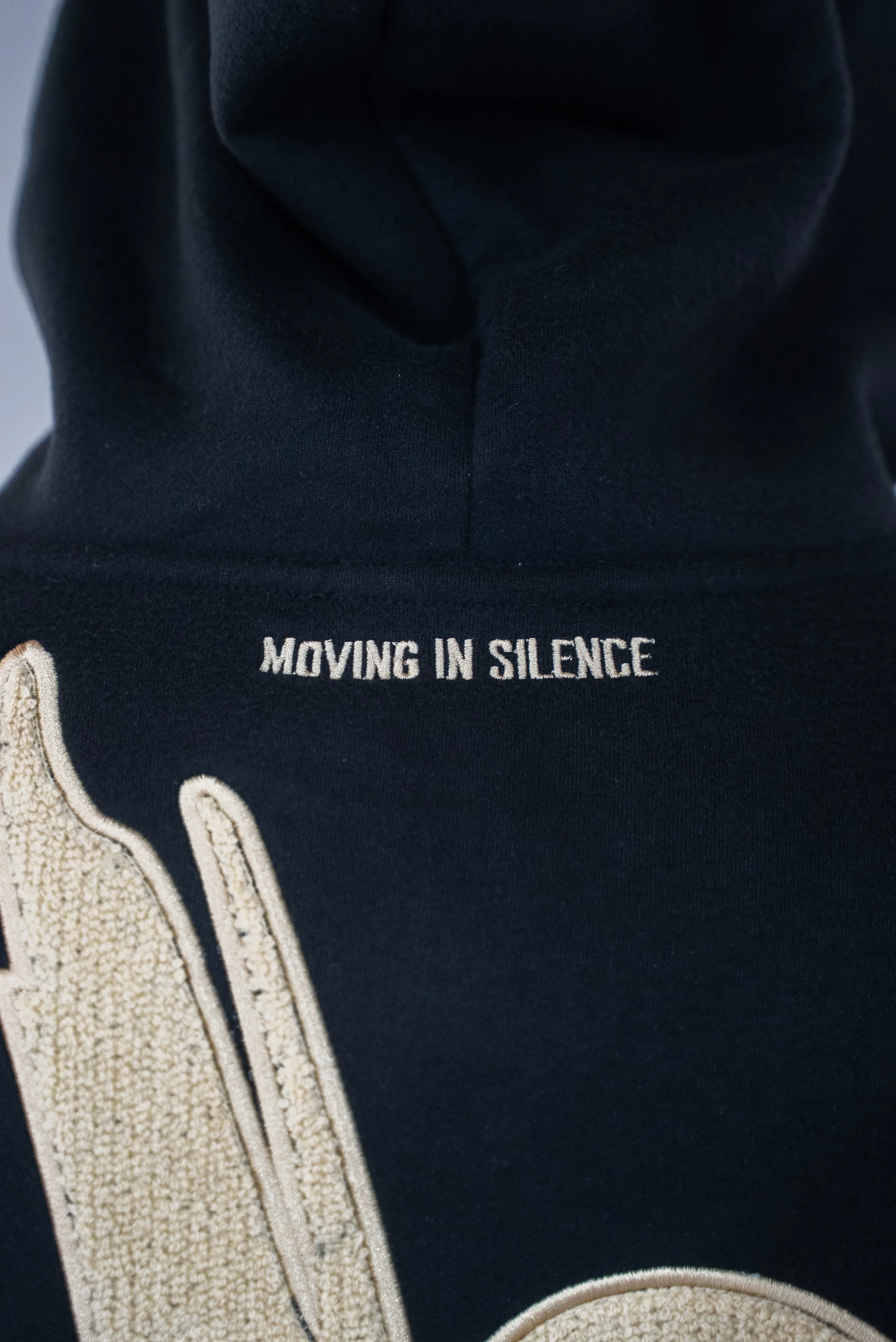 Black & Tan Hoodie ' Moving In Silence" Collection
