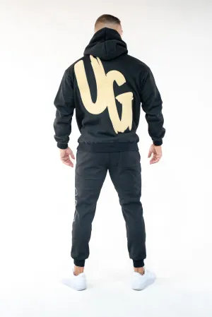 Black & Tan Hoodie ' Moving In Silence" Collection
