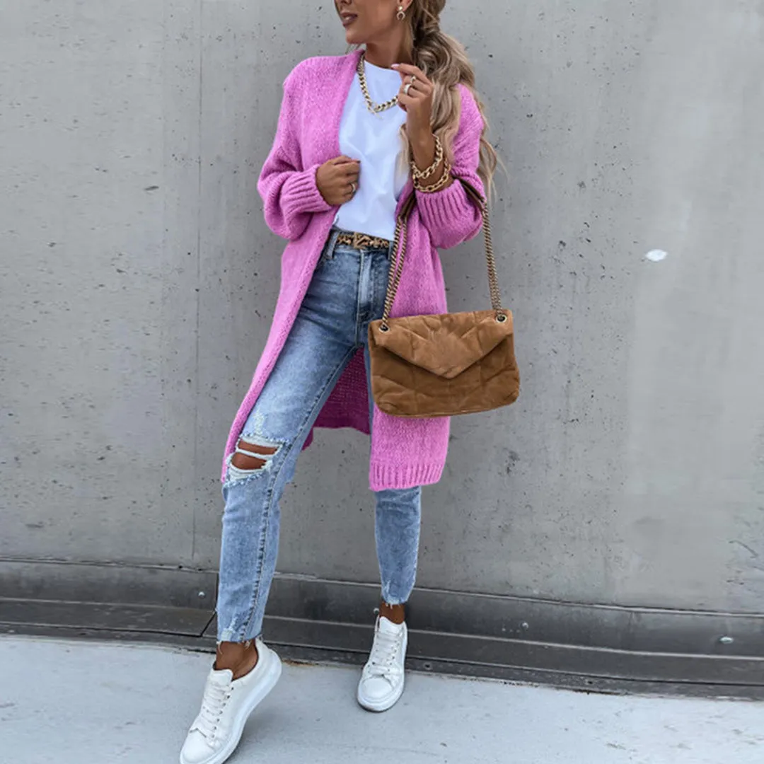 Camile - Classic Long Cardigan