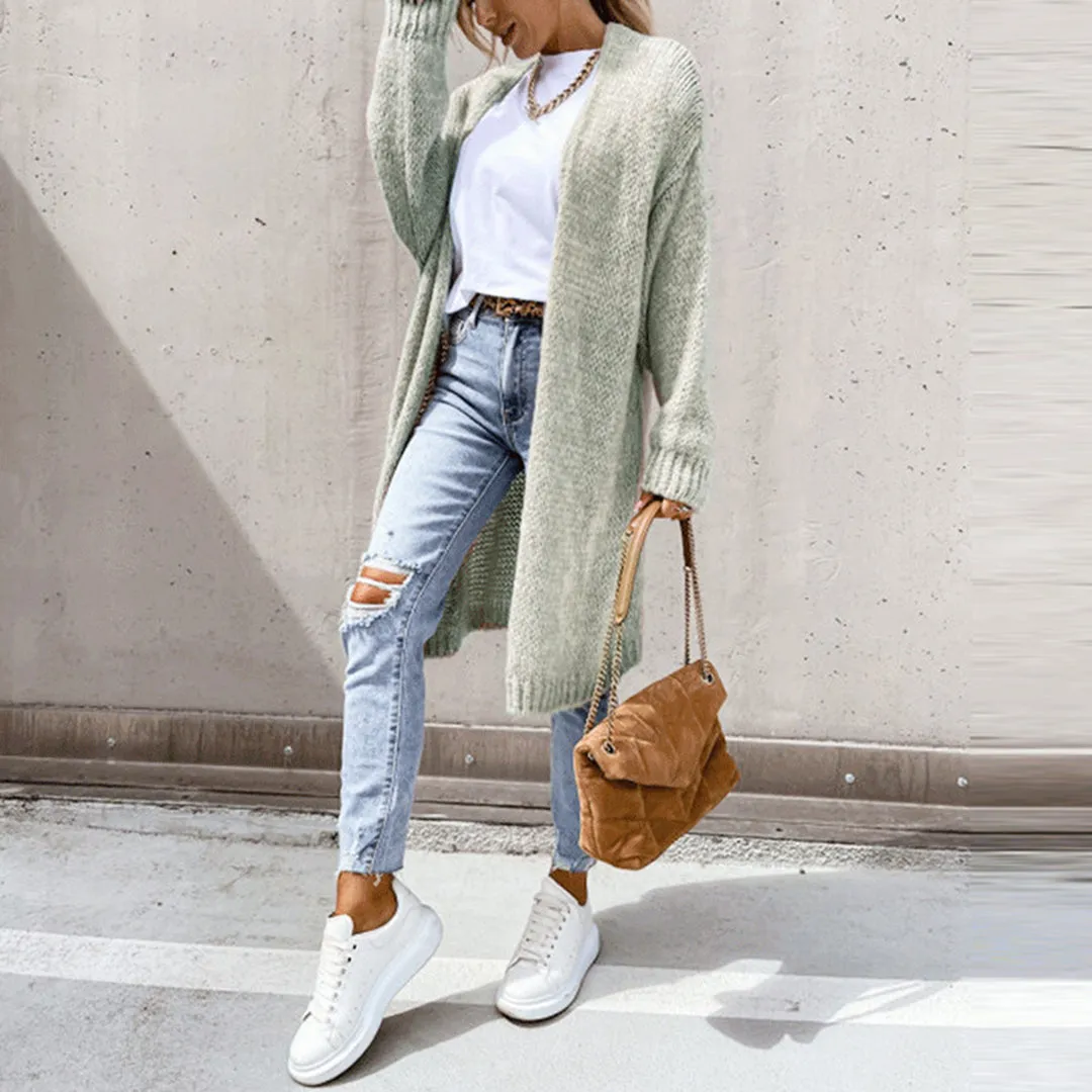 Camile - Classic Long Cardigan