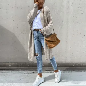 Camile - Classic Long Cardigan