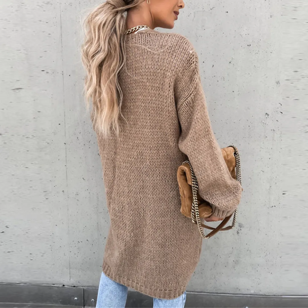 Camile - Classic Long Cardigan