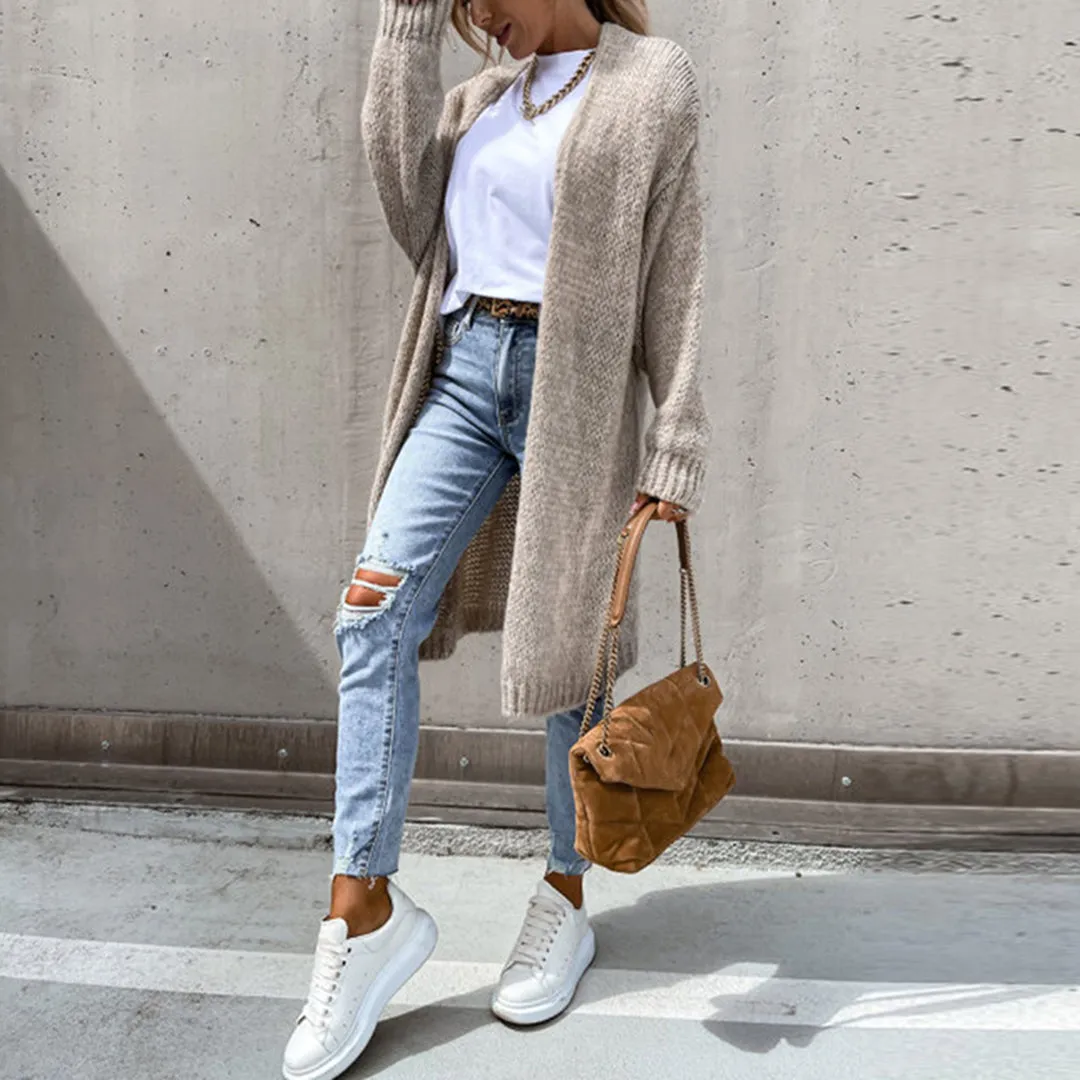 Camile - Classic Long Cardigan