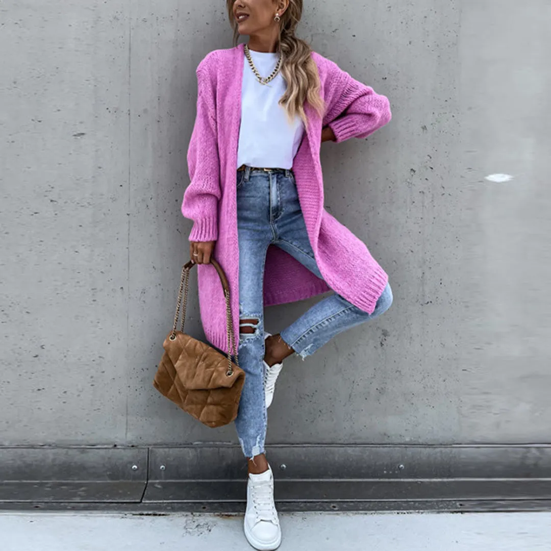 Camile - Classic Long Cardigan