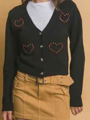 Cardi and Hearts