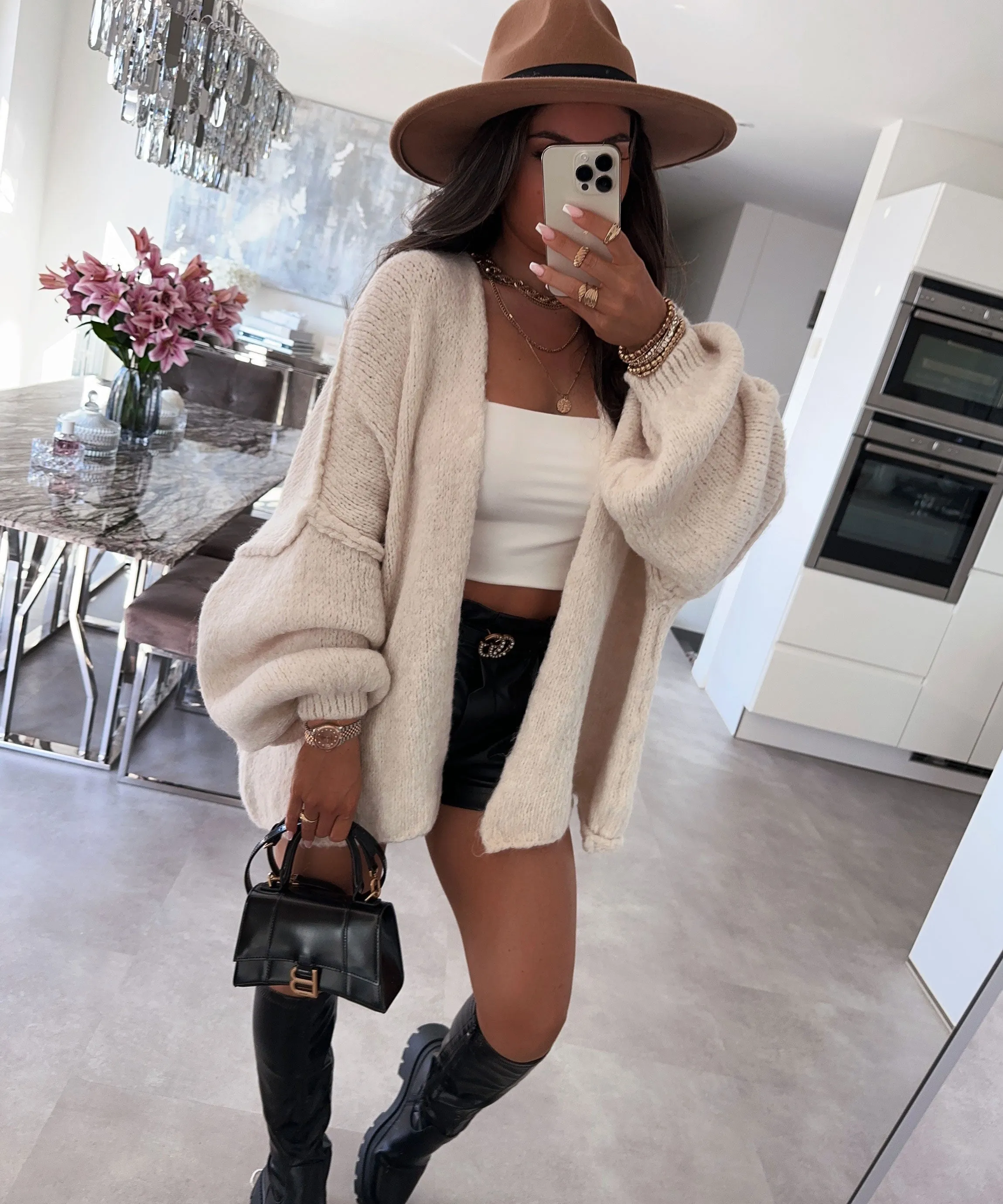 Cardigan Ray Beige