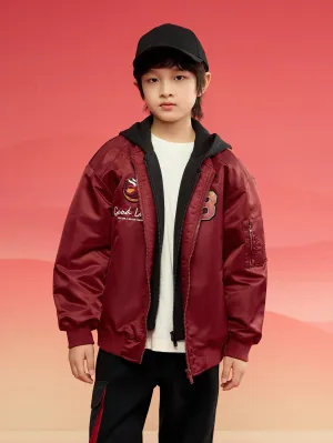 children's jackets boys cotton clothing 2025 new winter tops waterproof clothing flight suit