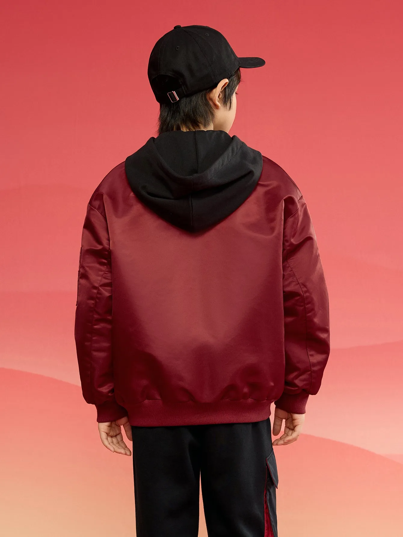 children's jackets boys cotton clothing 2025 new winter tops waterproof clothing flight suit
