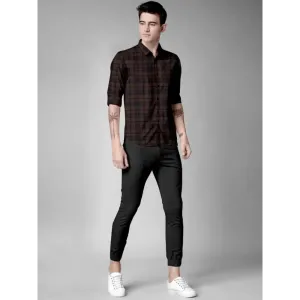Classic Cotton Checked Casual Shirts for Men