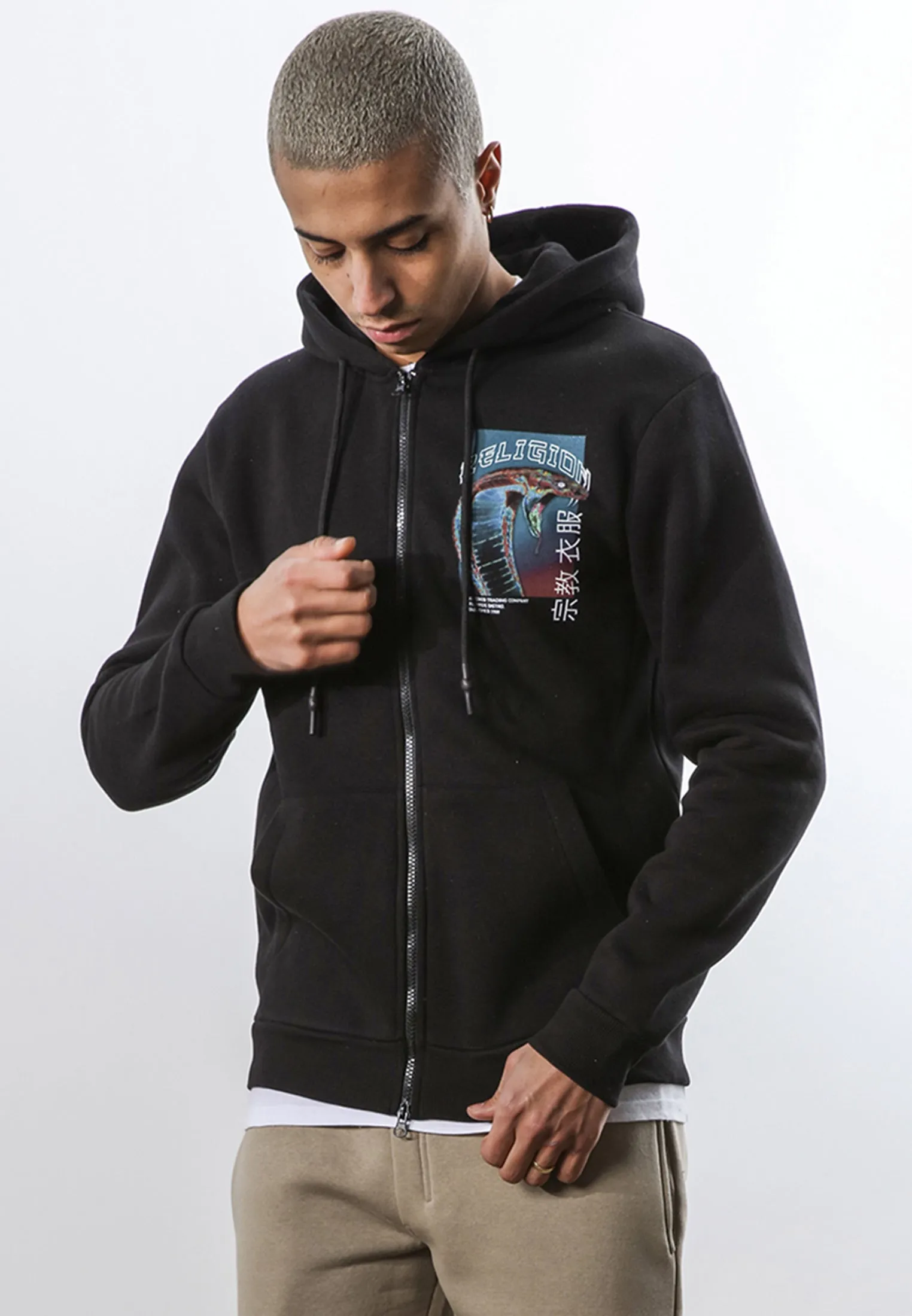 COBRA HOODIE BLACK