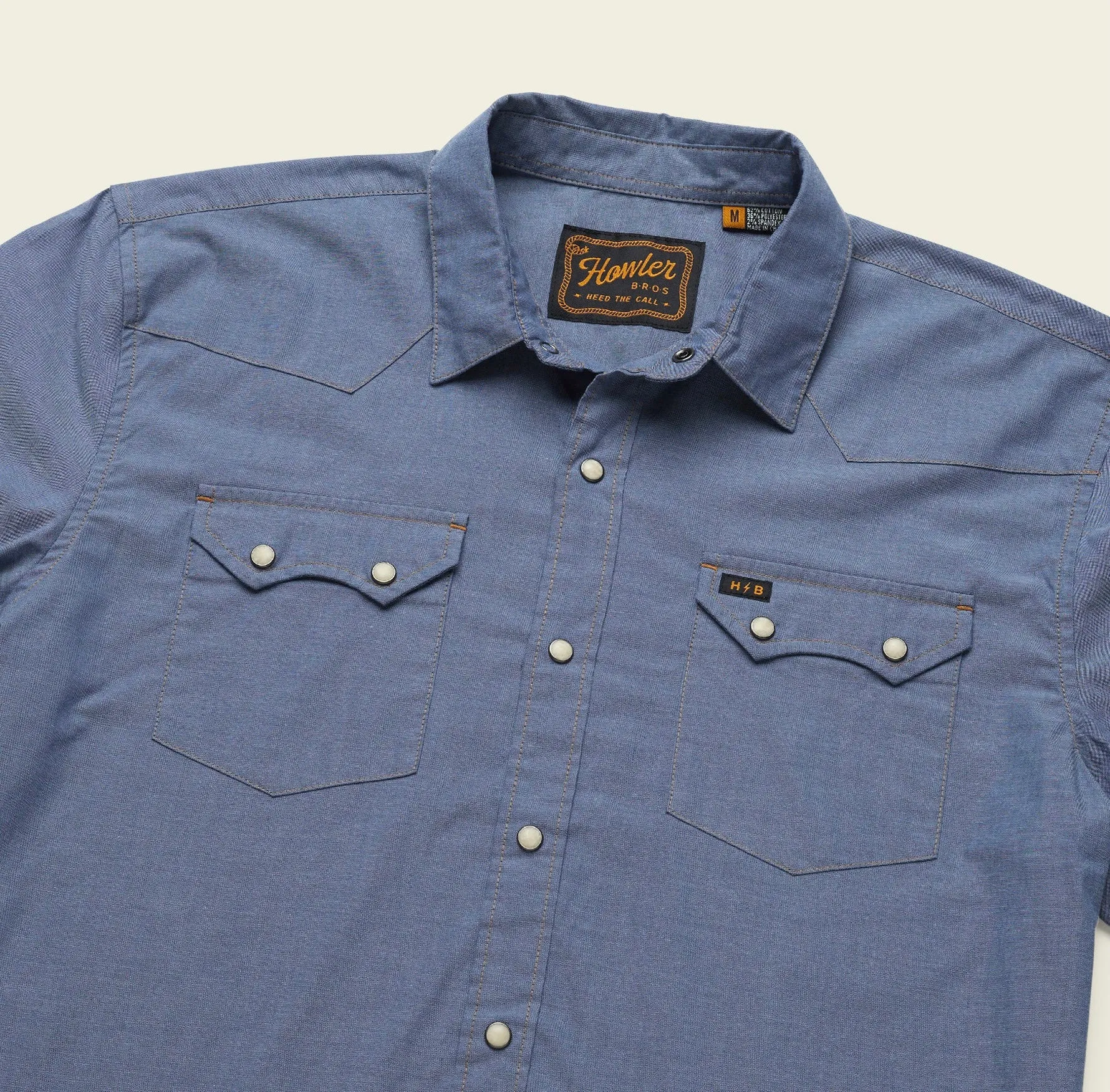 Crosscut Snapshirt - Classic Blue Chambray