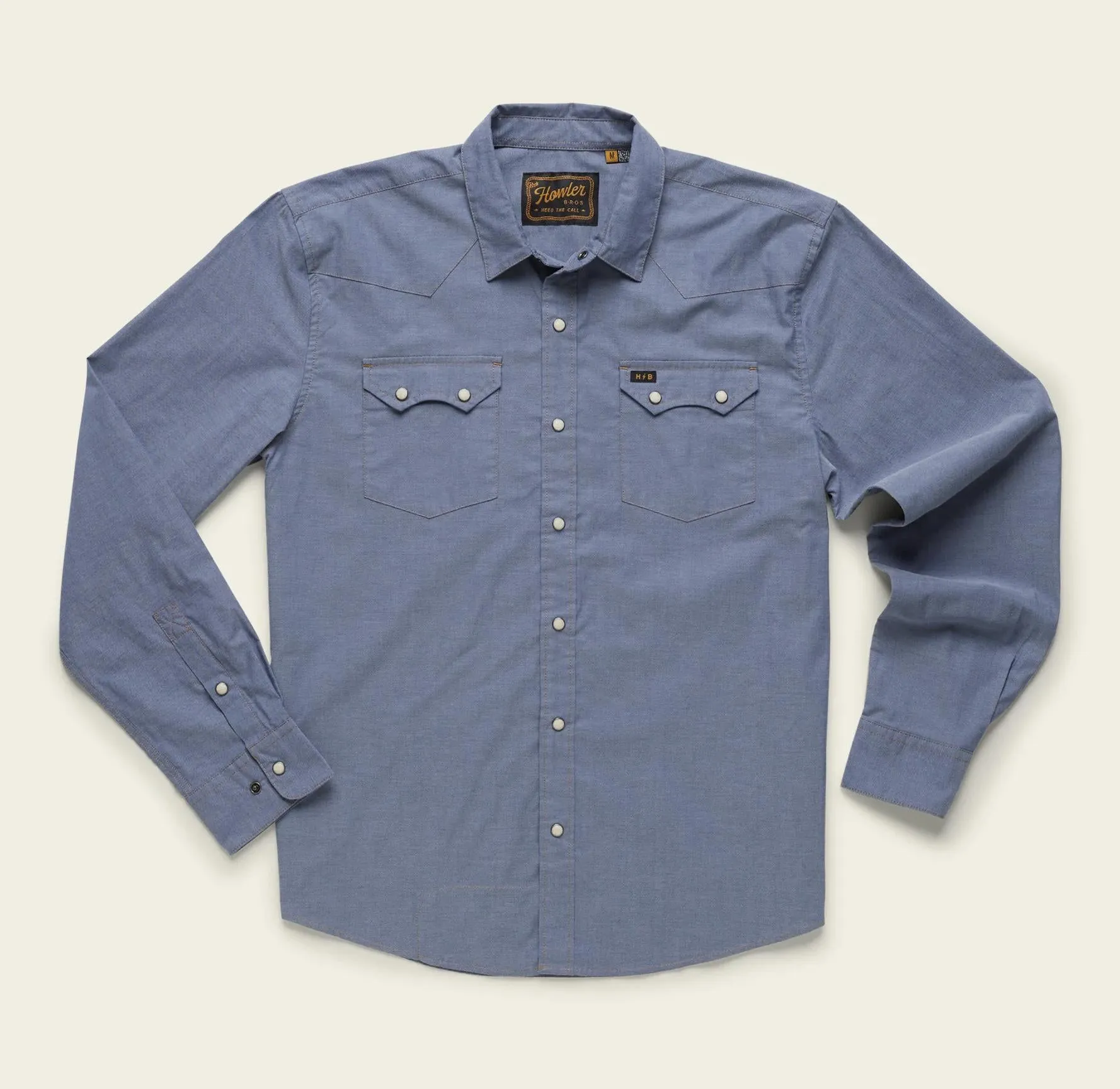 Crosscut Snapshirt - Classic Blue Chambray