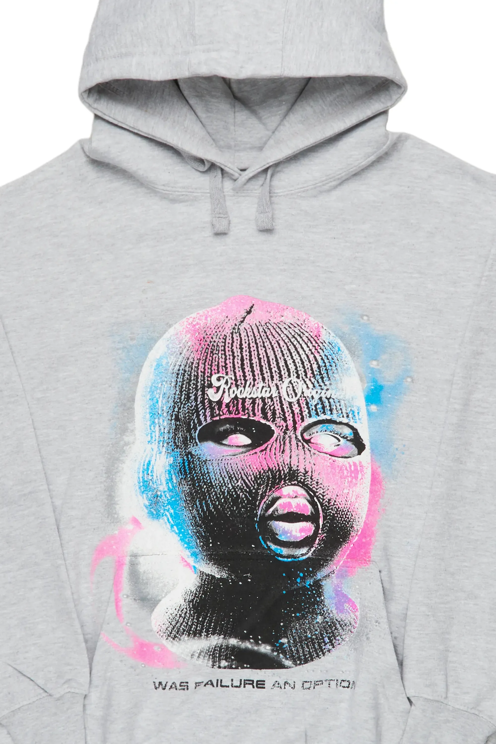 Fionn Heather Grey Graphic Hoodie