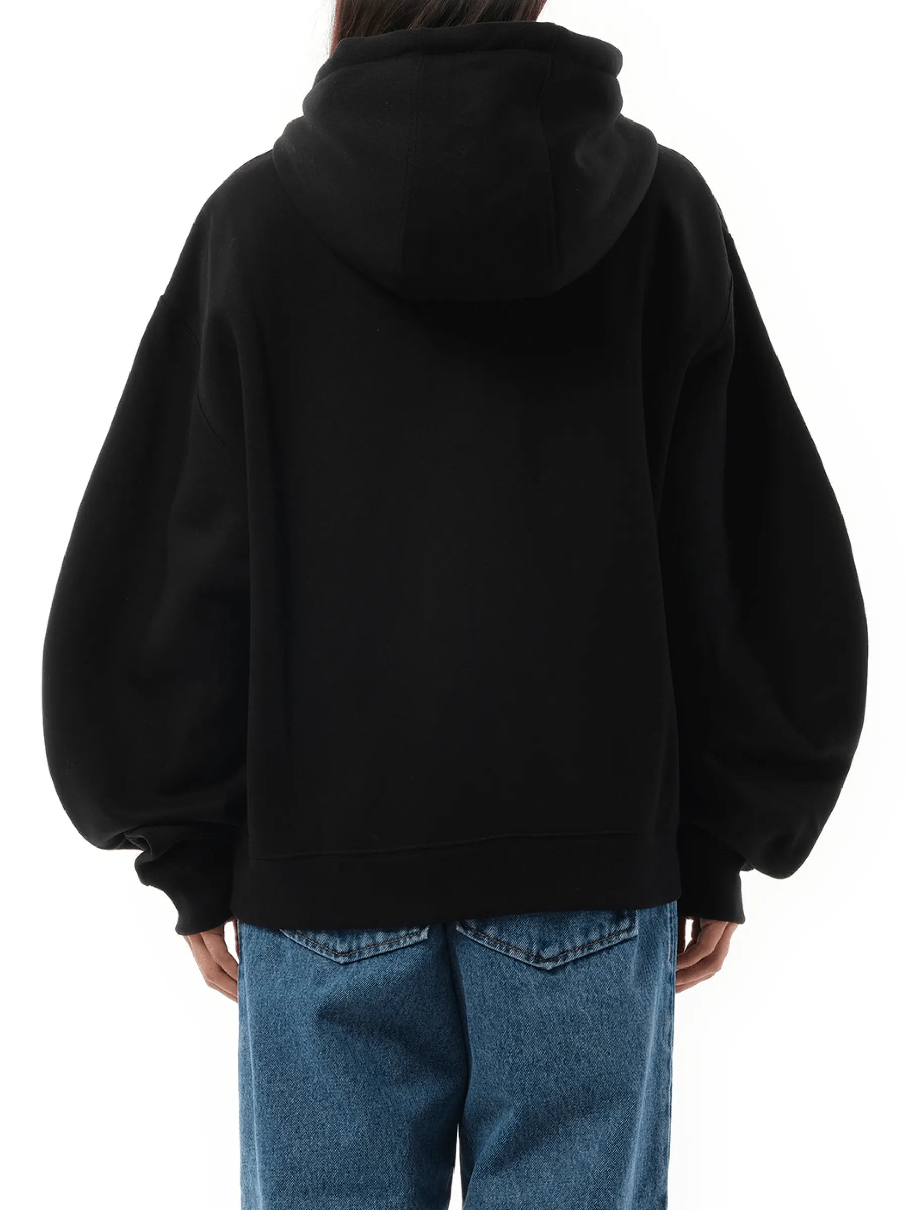 Flamenco Zip Hoodie in Black
