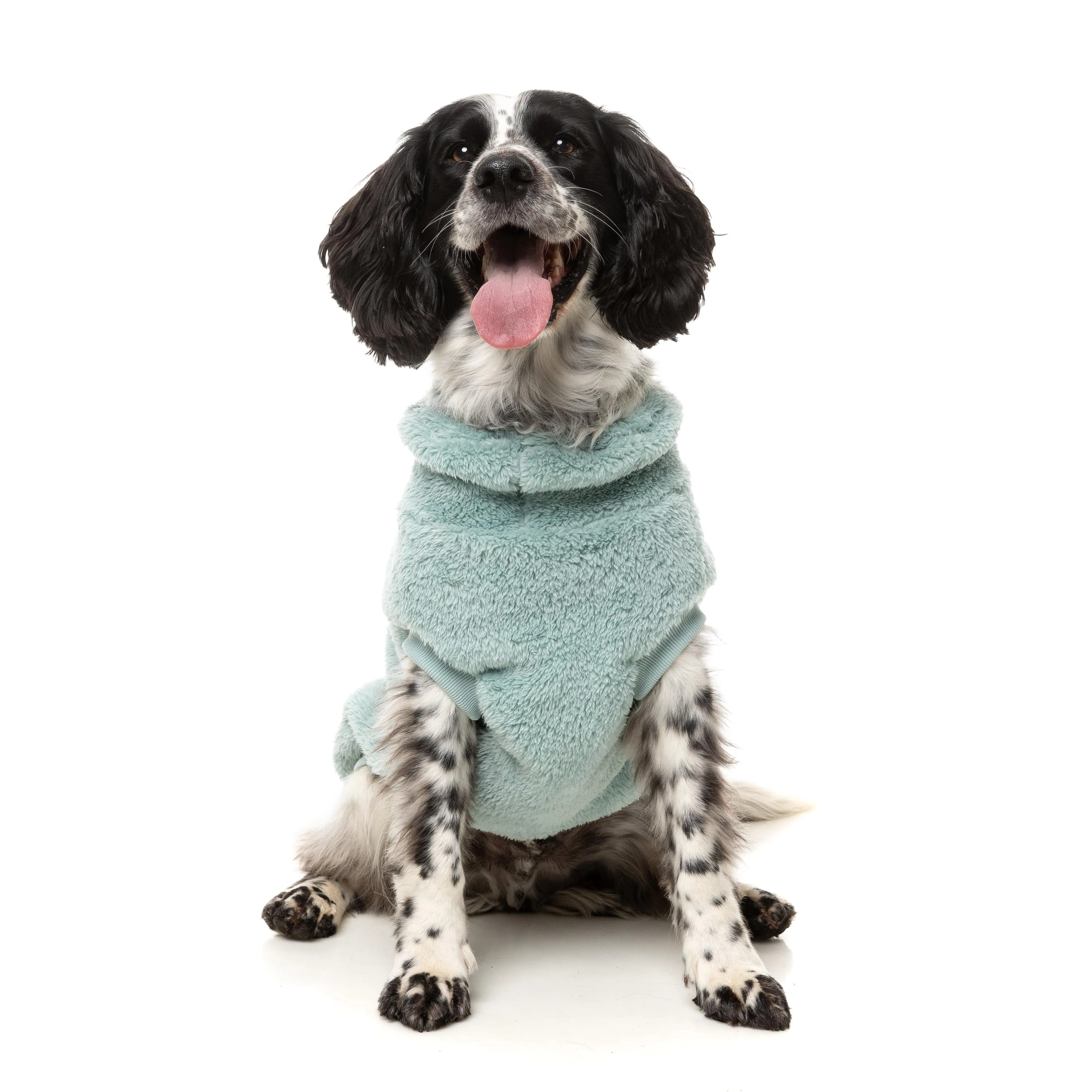 FuzzYard Dog Apparel Turtle Teddy 25 Sweater Arctic Blue Size 2 ^ ^