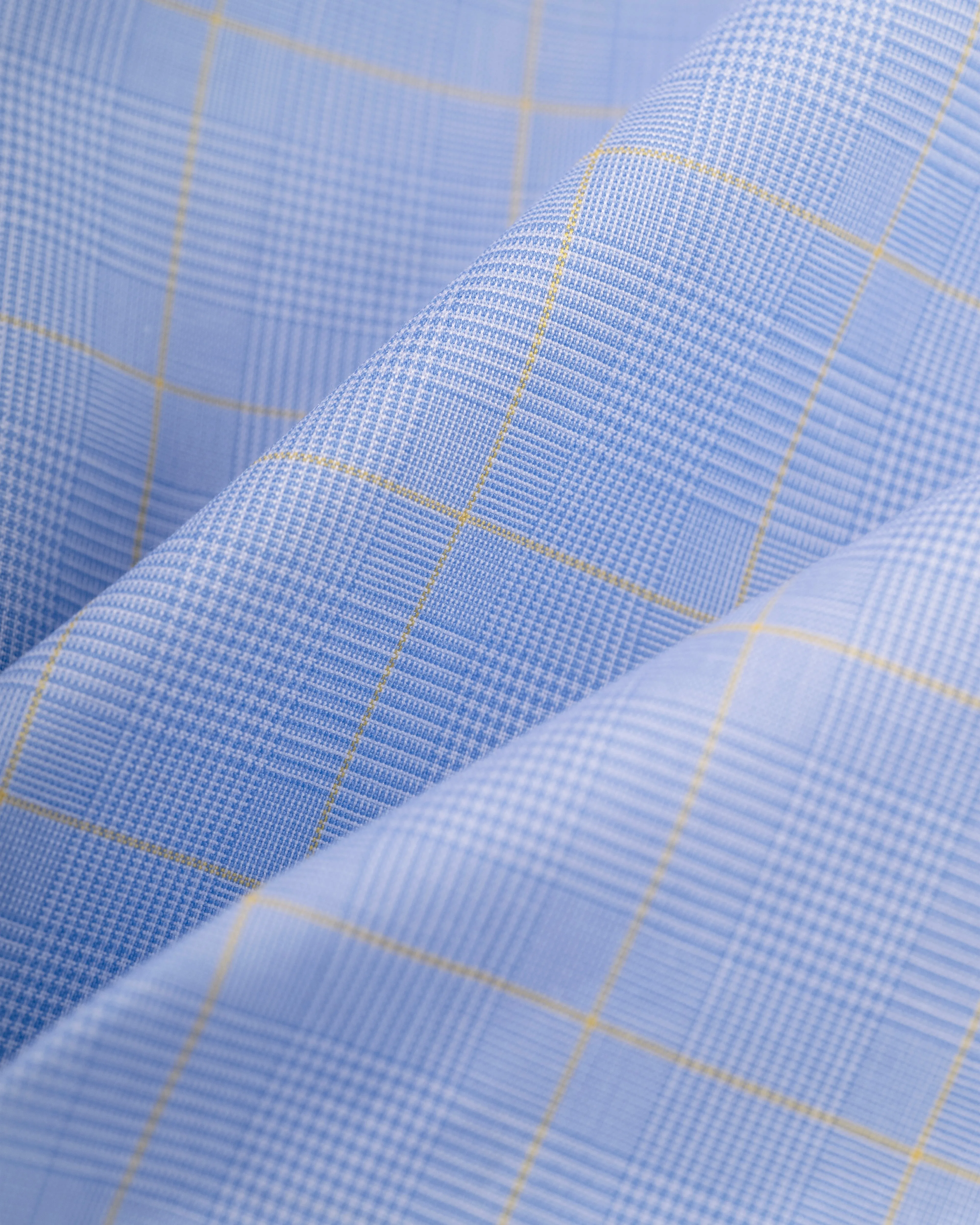 GOLD LABEL DRESS SHIRT - BLUE GLENPLAID/YELLOW WINDOWPANE