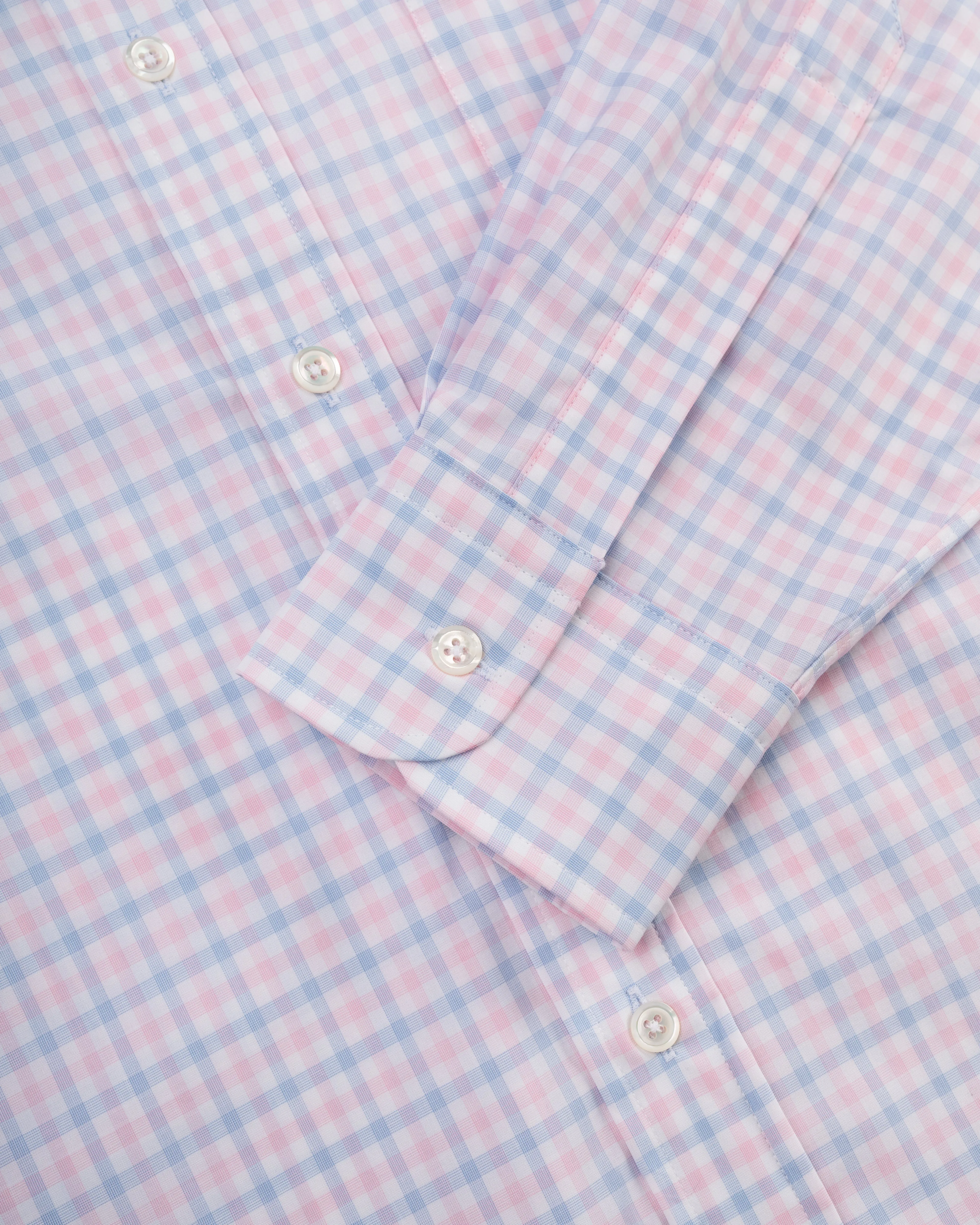 GOLD LABEL DRESS SHIRT - BLUE/PINK CHECK