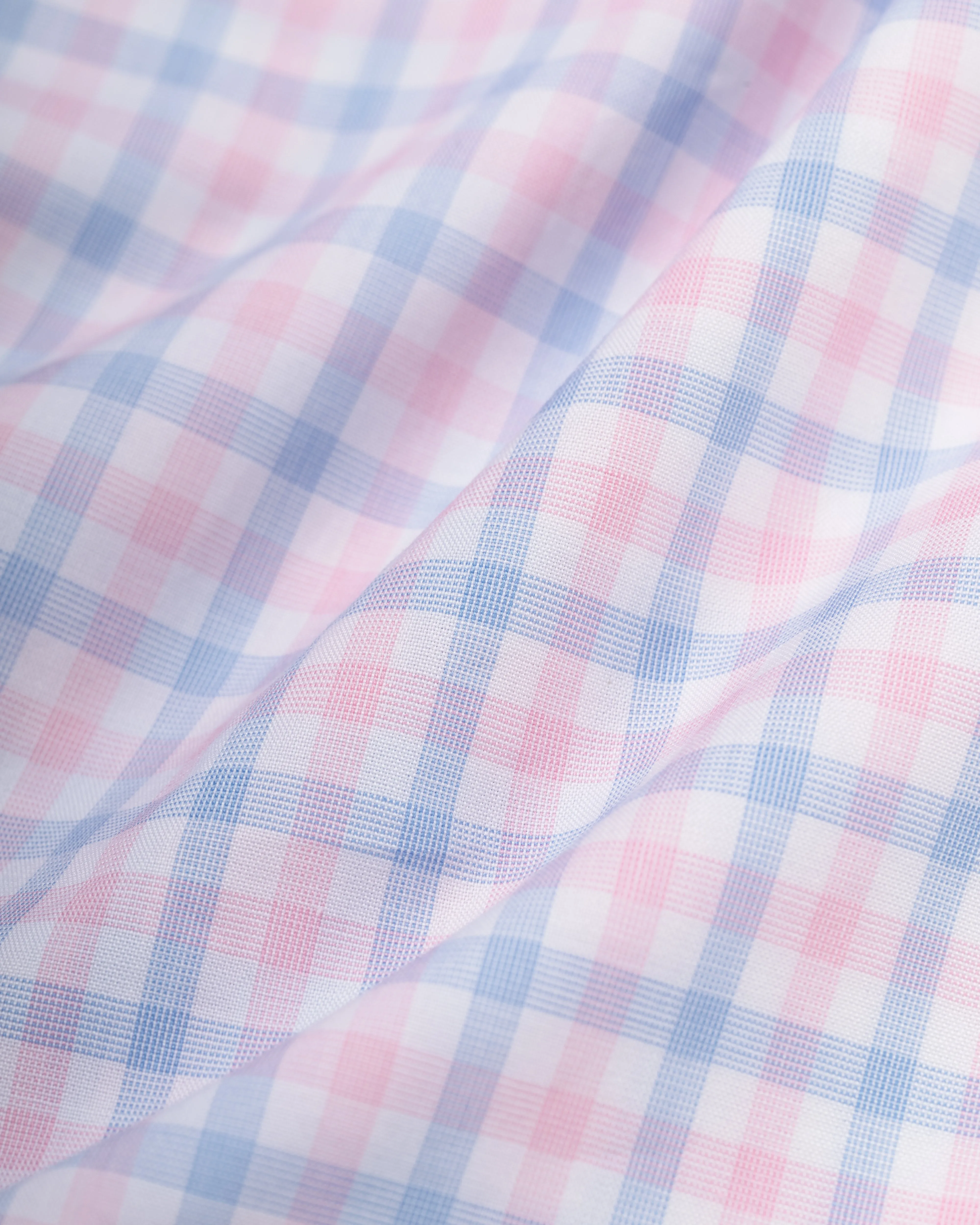 GOLD LABEL DRESS SHIRT - BLUE/PINK CHECK
