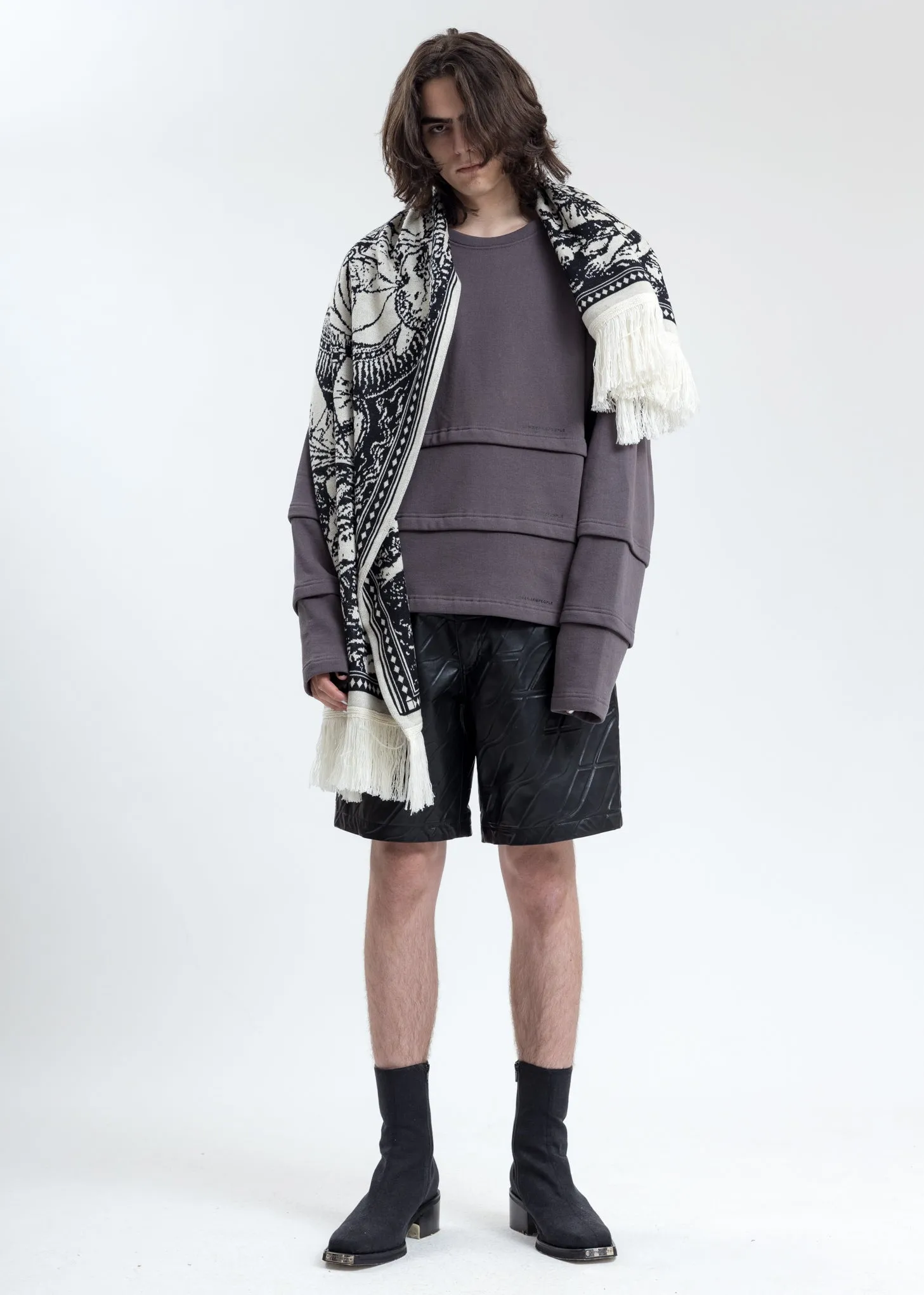 Grey Triple Layer Sweatshirt