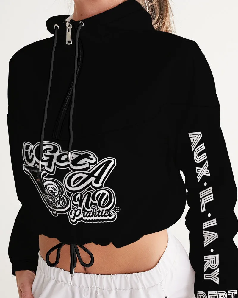iGot Band Praktice Women's All-Over Print Cropped Windbreaker