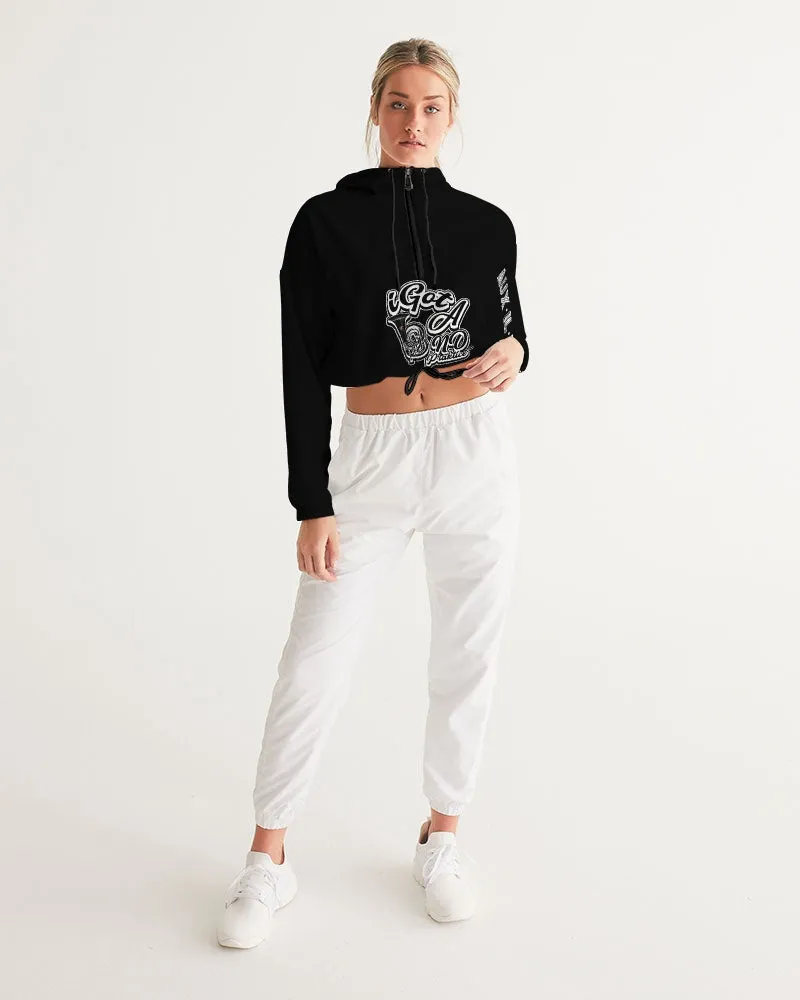 iGot Band Praktice Women's All-Over Print Cropped Windbreaker