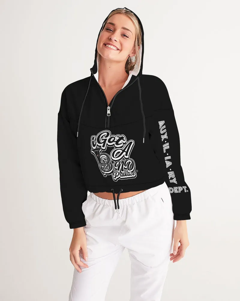 iGot Band Praktice Women's All-Over Print Cropped Windbreaker