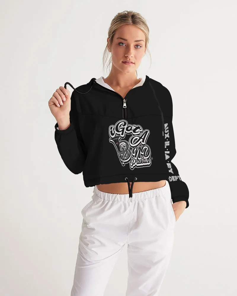 iGot Band Praktice Women's All-Over Print Cropped Windbreaker