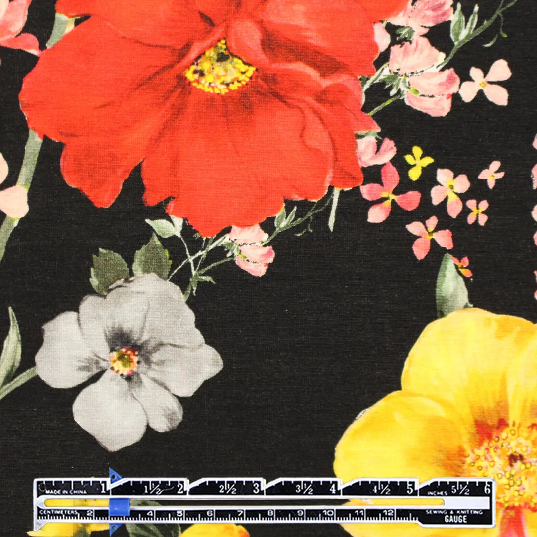Italian 'botanical dream' viscose/spandex knit