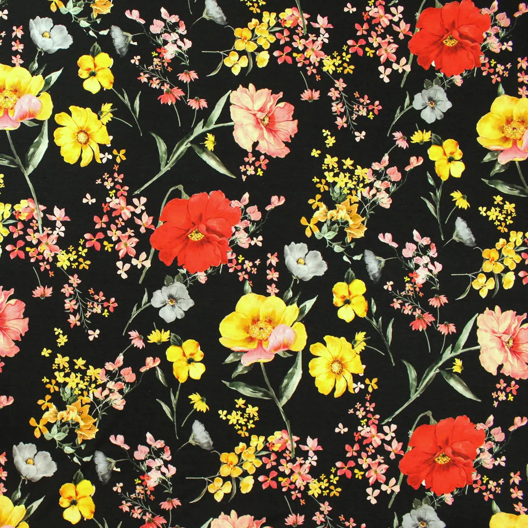 Italian 'botanical dream' viscose/spandex knit
