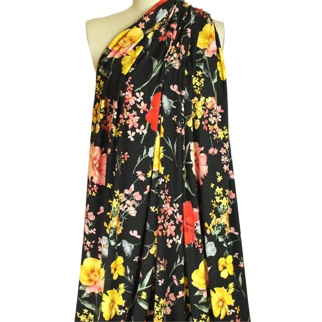 Italian 'botanical dream' viscose/spandex knit