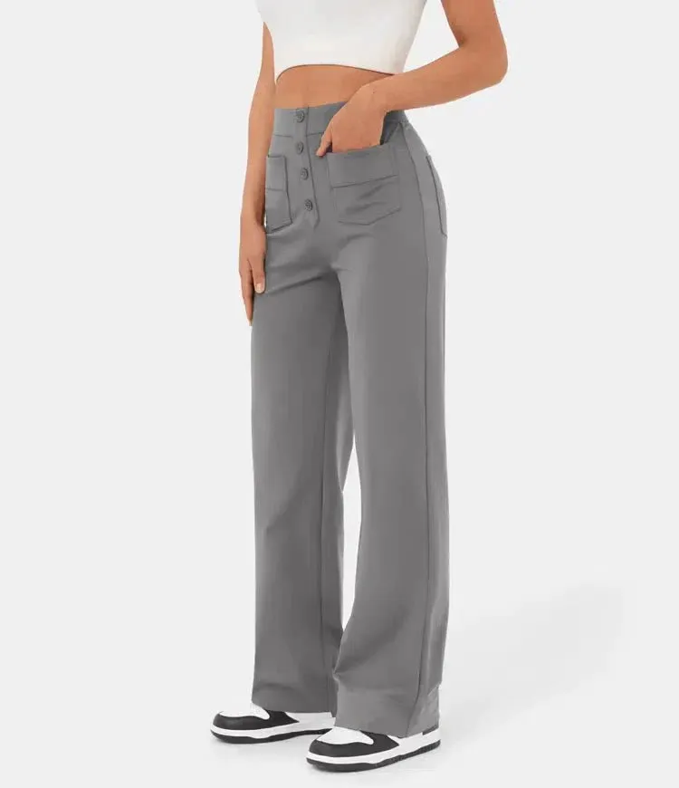 Jade | Elastic pants with high Waist