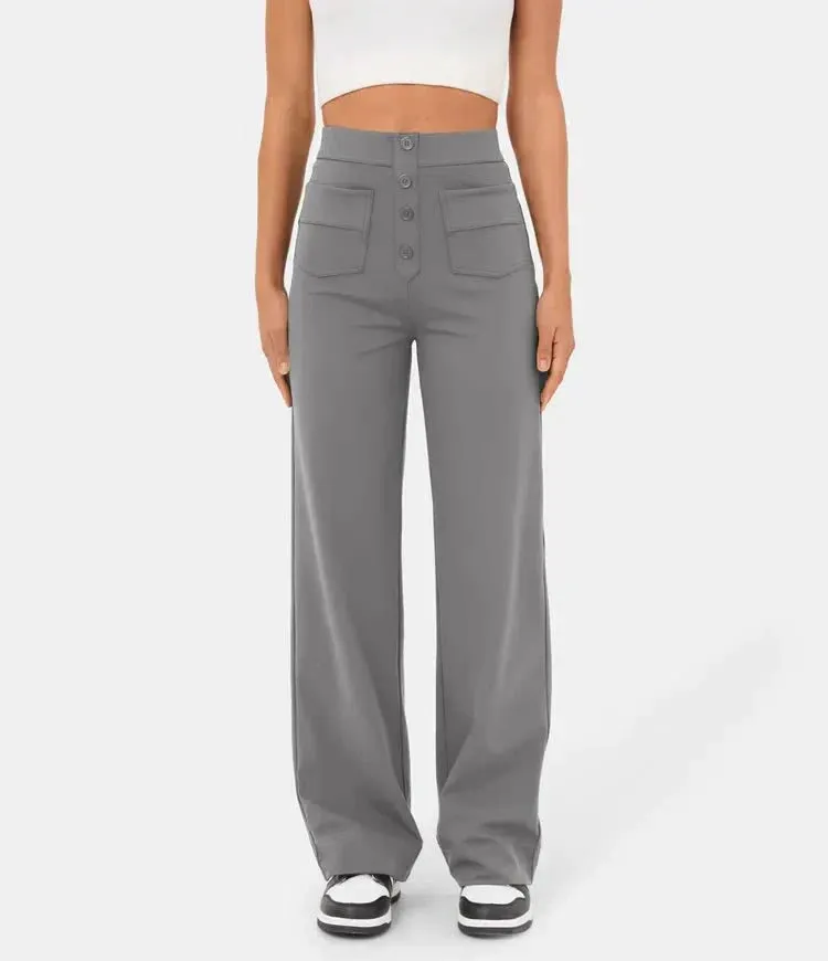 Jade | Elastic pants with high Waist