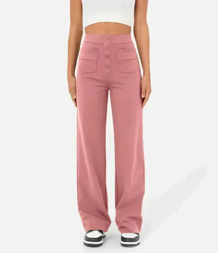 Jade | Elastic pants with high Waist