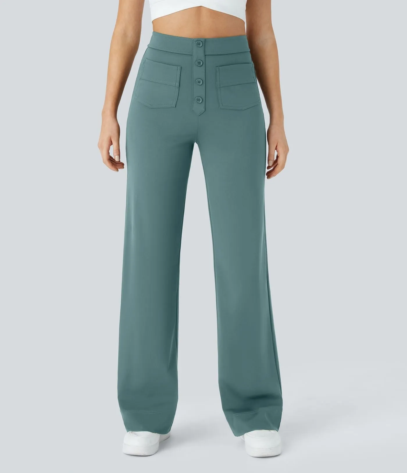 Jade | Elastic pants with high Waist