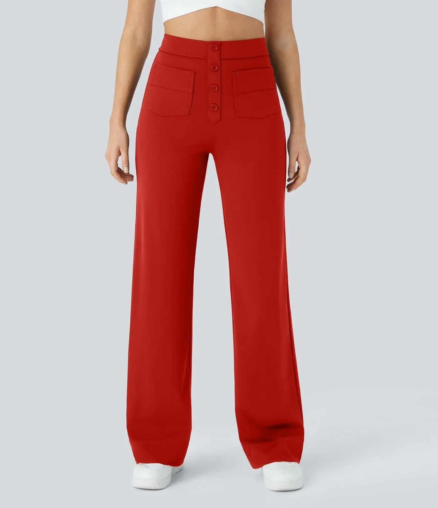 Jade | Elastic pants with high Waist