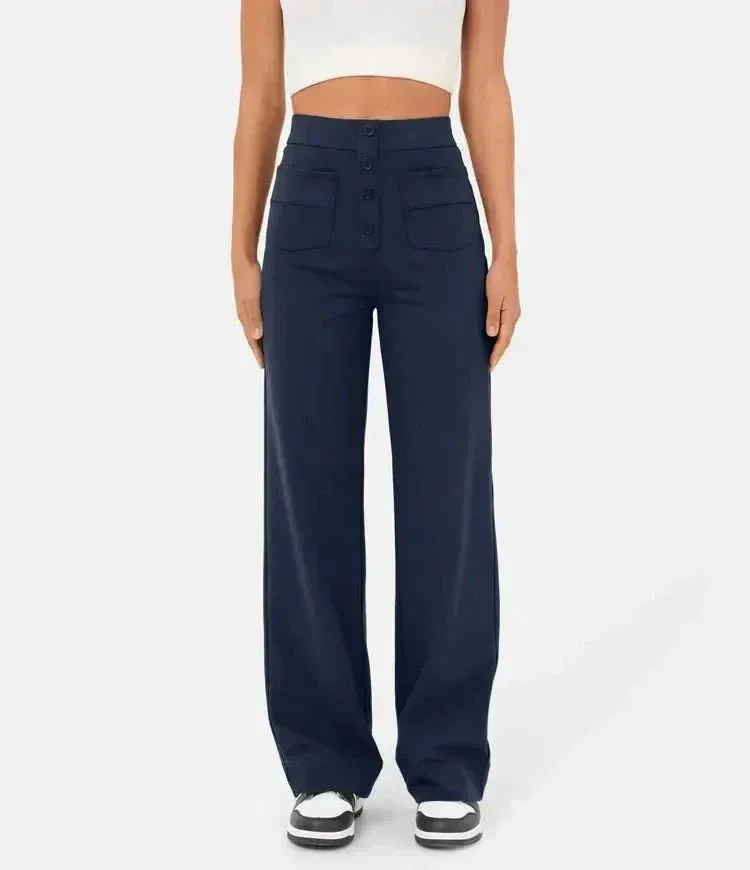 Jade | Elastic pants with high Waist