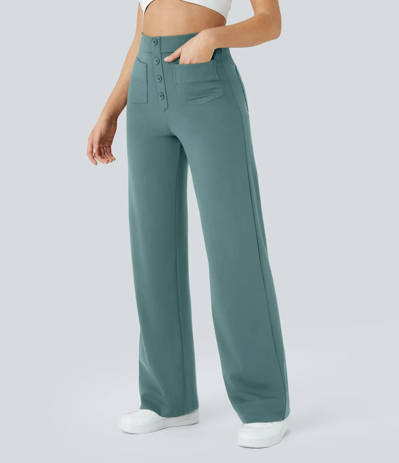 Jade | Elastic pants with high Waist