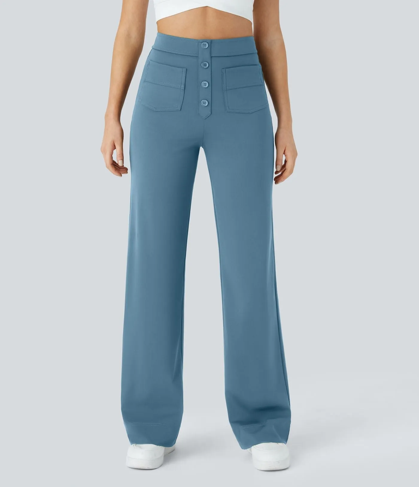 Jade | Elastic pants with high Waist