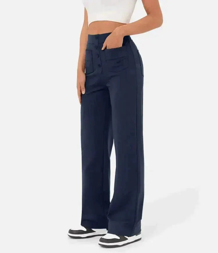Jade | Elastic pants with high Waist