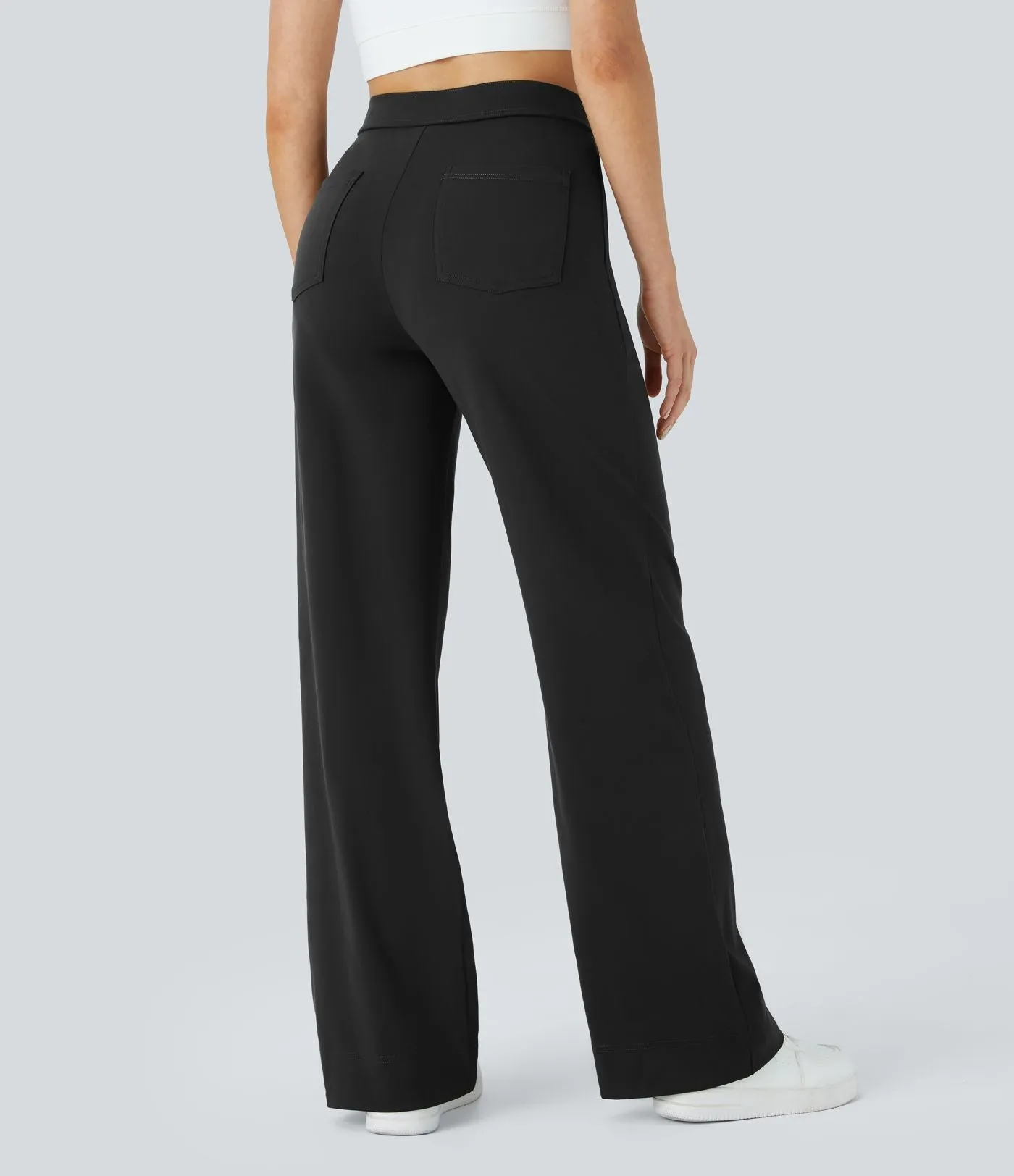 Jade | Elastic pants with high Waist
