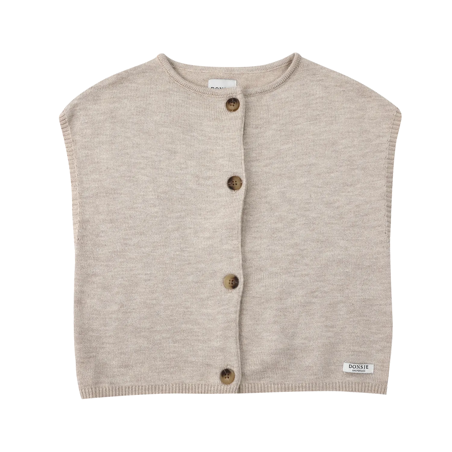Laire Vest | Lavender Brown Melange