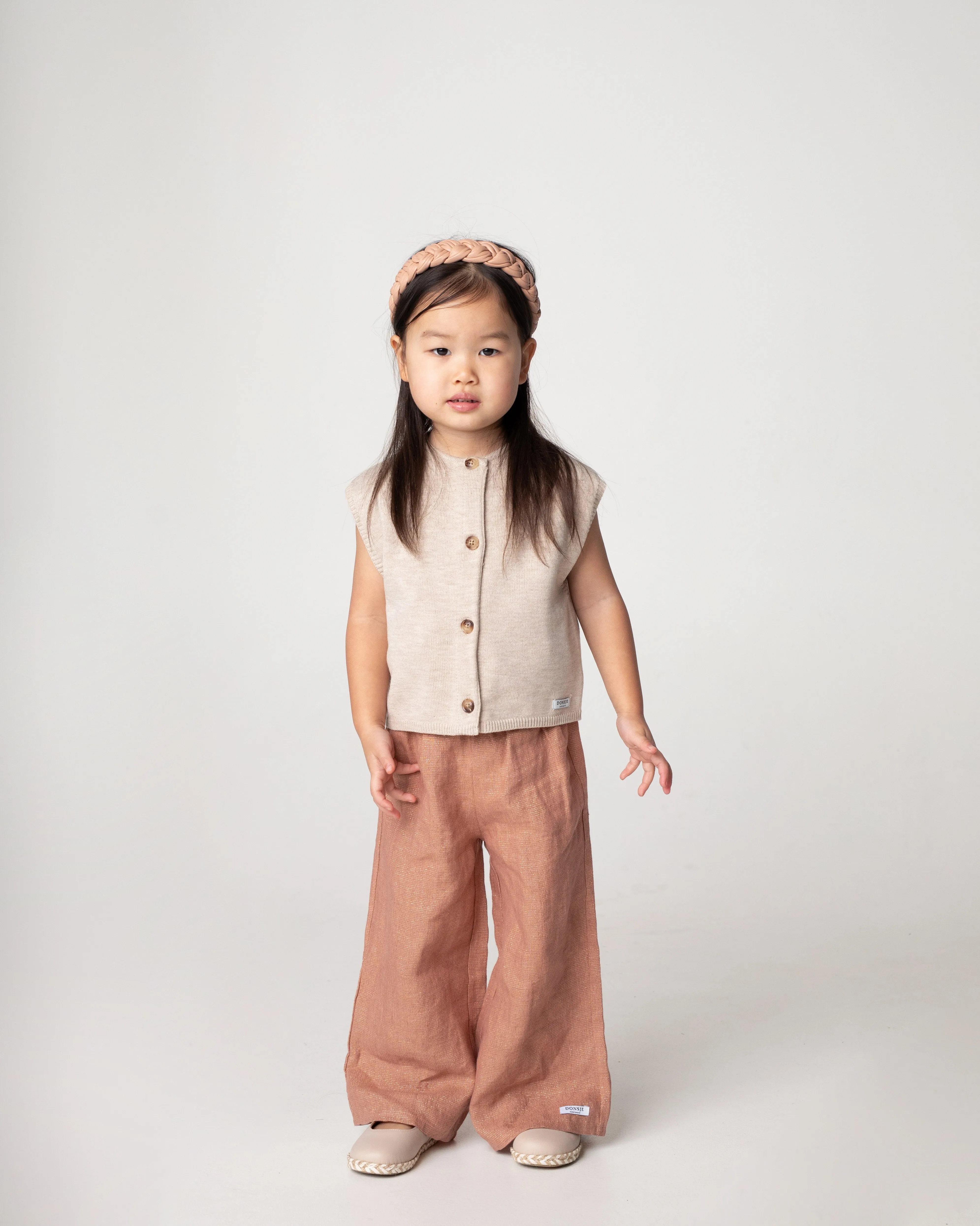 Laire Vest | Lavender Brown Melange