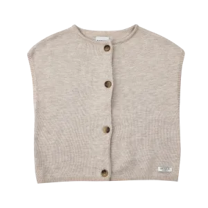 Laire Vest | Lavender Brown Melange