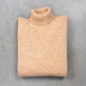 Laurence J. Smith Super Soft Seamless Roll Neck Pullover Tusk