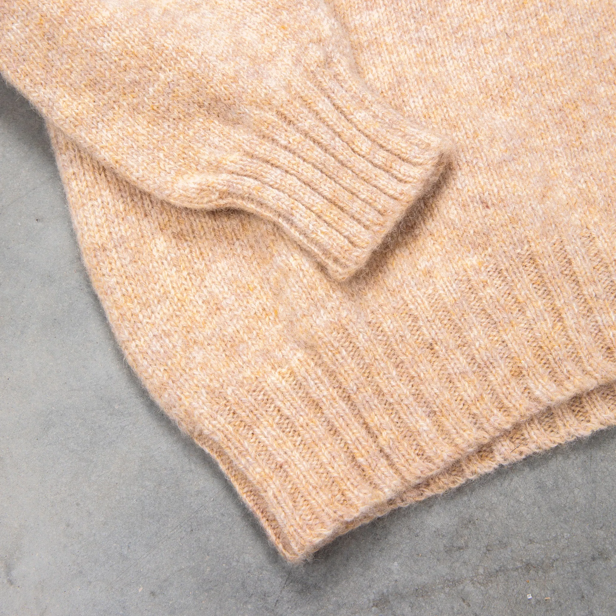 Laurence J. Smith Super Soft Seamless Roll Neck Pullover Tusk